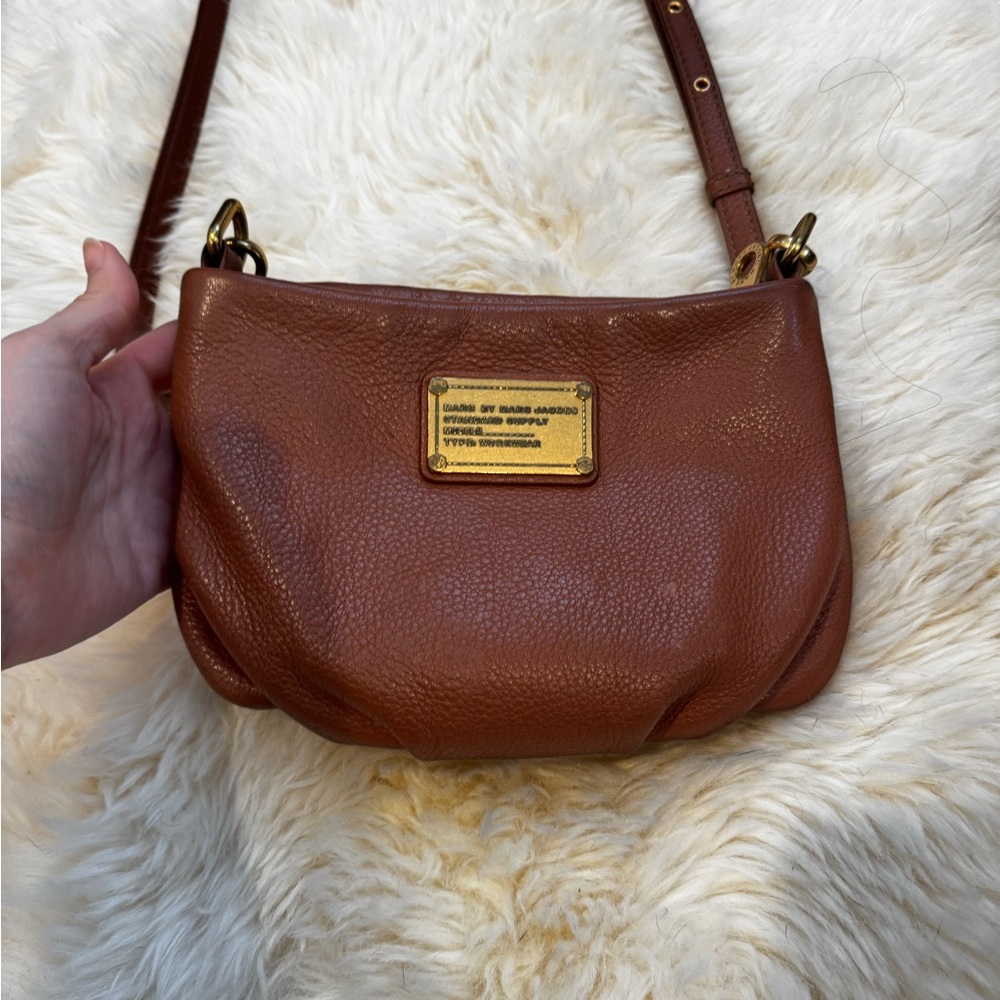 Marc by Marc Jacobs Brown Crescent Crossbody Bag